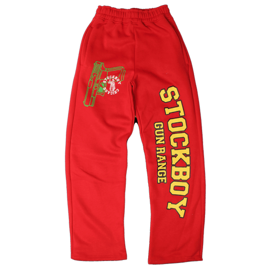 StockBoy Gun Range Sweats (Red) 60 USD