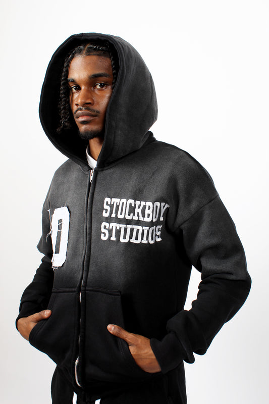 StockBoy Studios Zip-Up (Black)