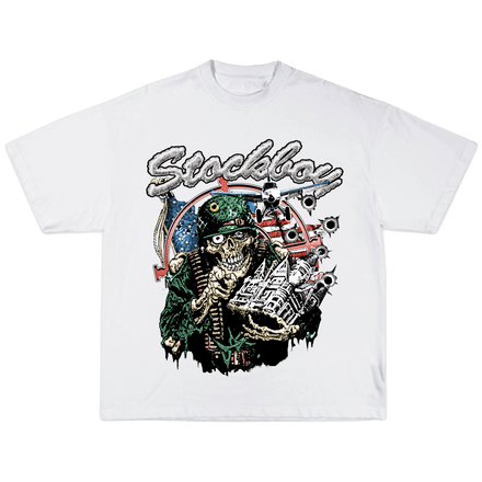 StockBoy 4th of July Tee (White) 20 USD