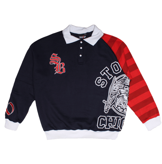 StockBoy Striped Polo (Navy) Available September 27th