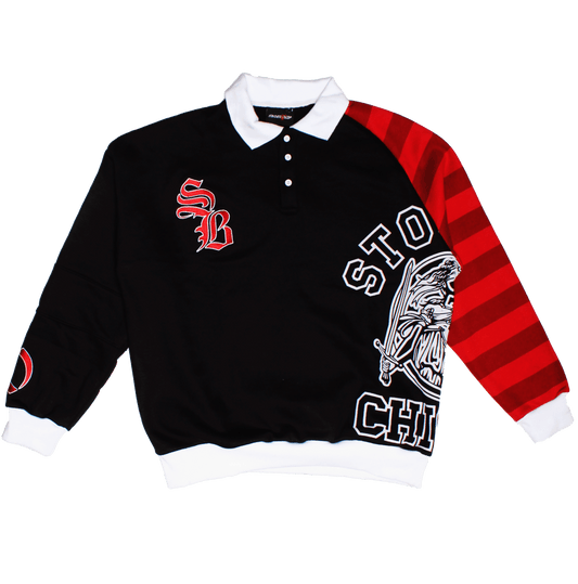 StockBoy Striped Polo (Black) Available September 27th