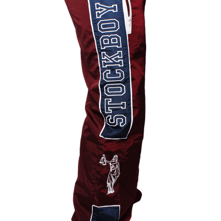 StockBoy Track Pants Burgundy