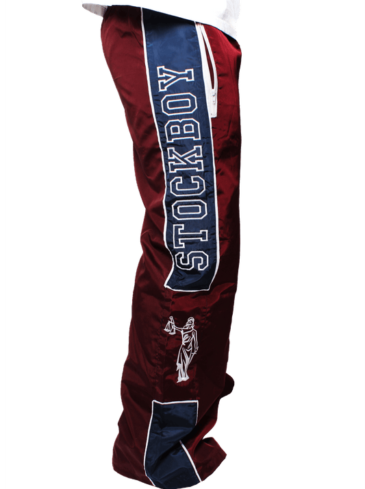 StockBoy Track Pants Burgundy
