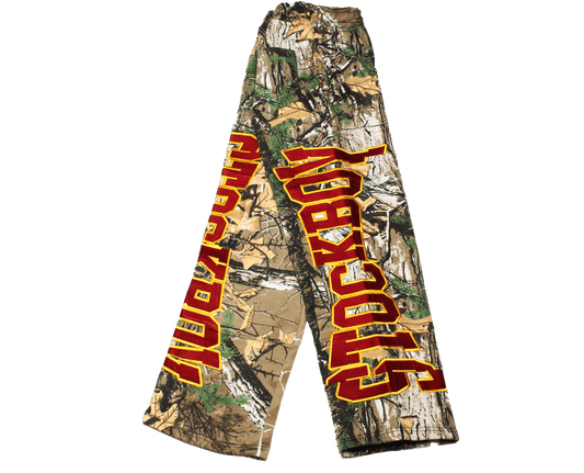 StockBoy Displaced Joggers Tree Camo