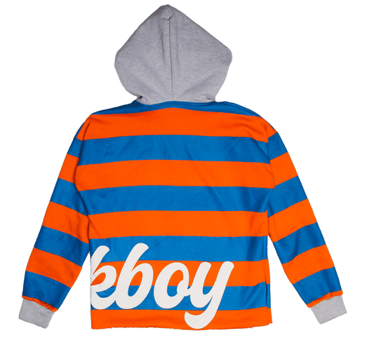 StockBoy Orange Striped Hoodie
