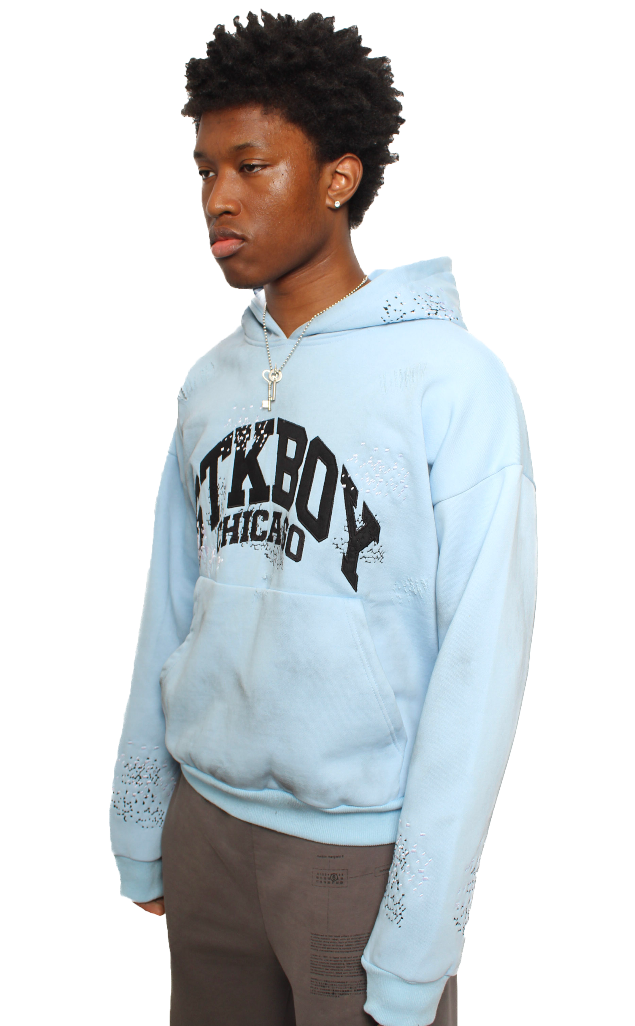 StockBoy Heavy Weight Glacier Blue Hoodie