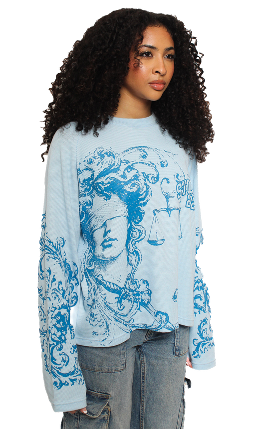 Lady of Justice Thermal (Blue) Releasing April 11th
