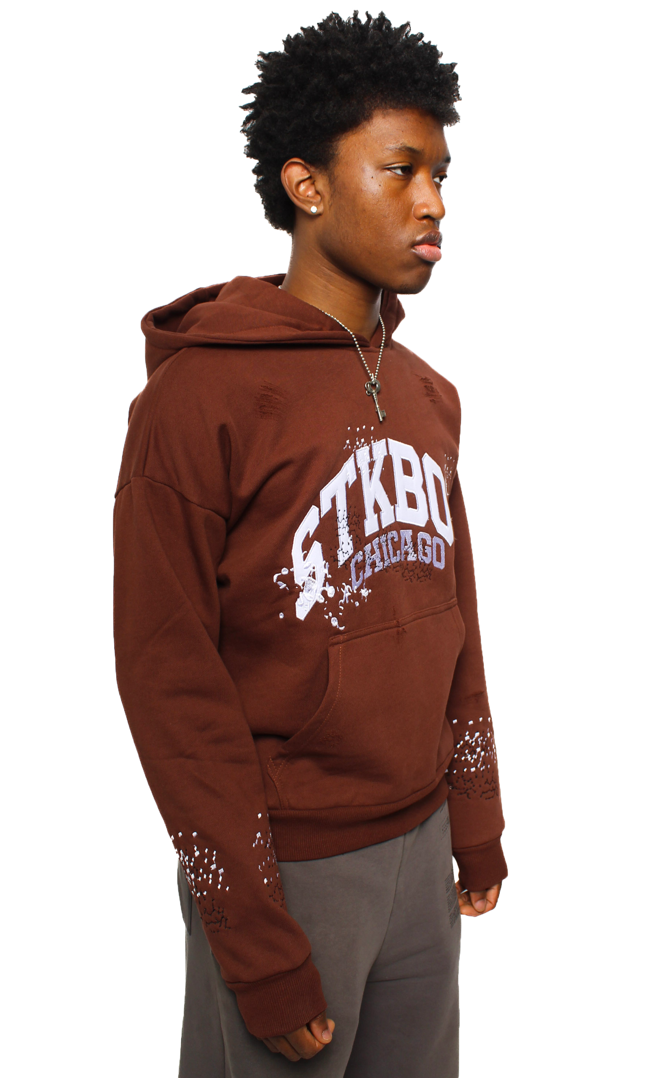 StockBoy Heavy Weight Brown Hoodie
