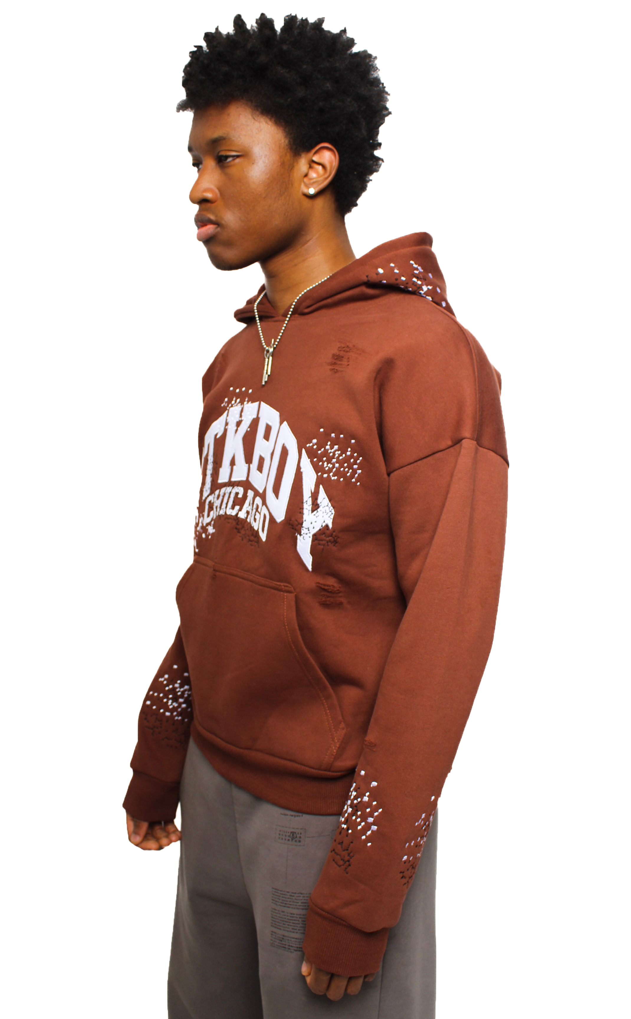 StockBoy Heavy Weight Brown Hoodie