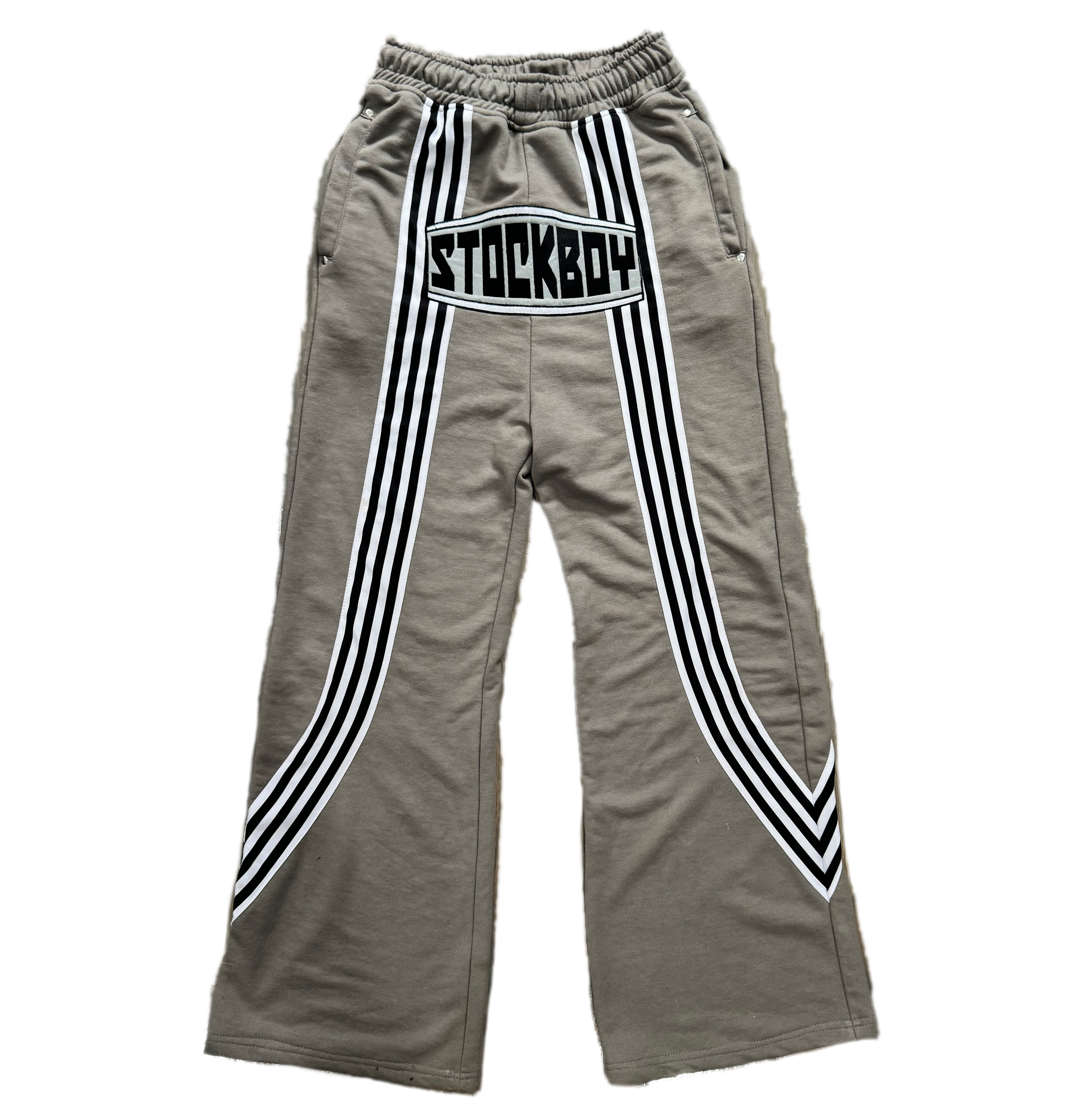 StockBoy Gray Striped Pants