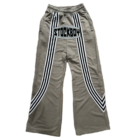 StockBoy Gray Striped Pants