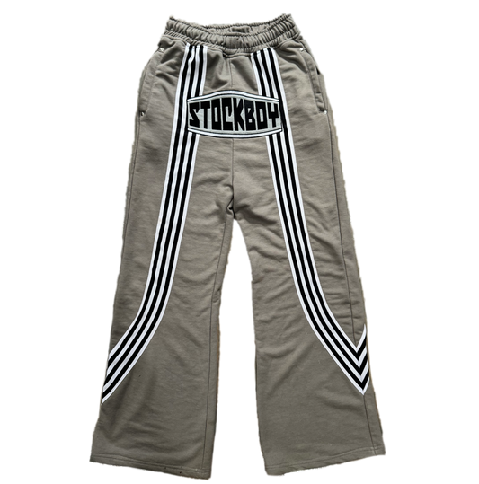 StockBoy Gray Striped Pants