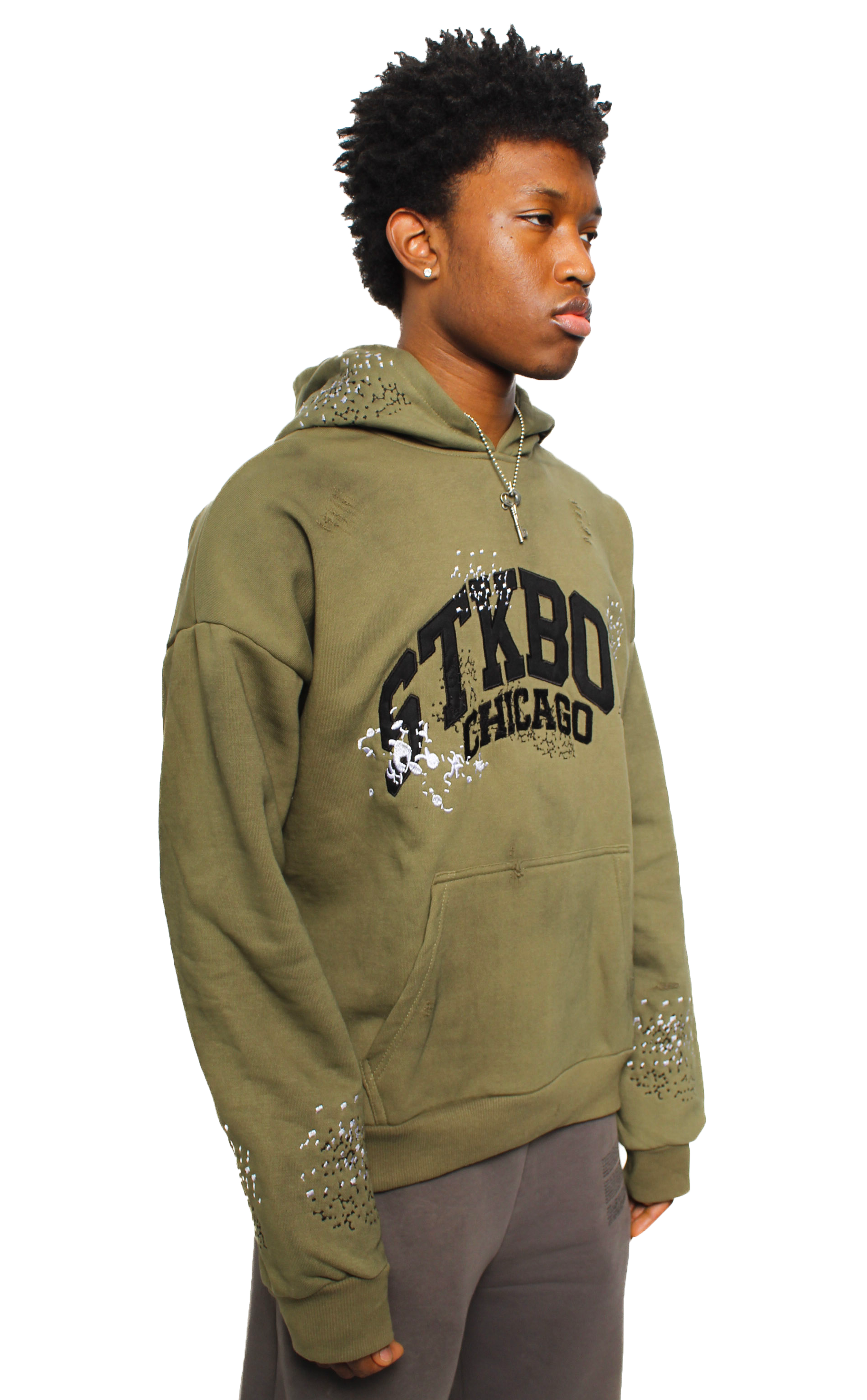 StockBoy Heavy Weight Olive Hoodie