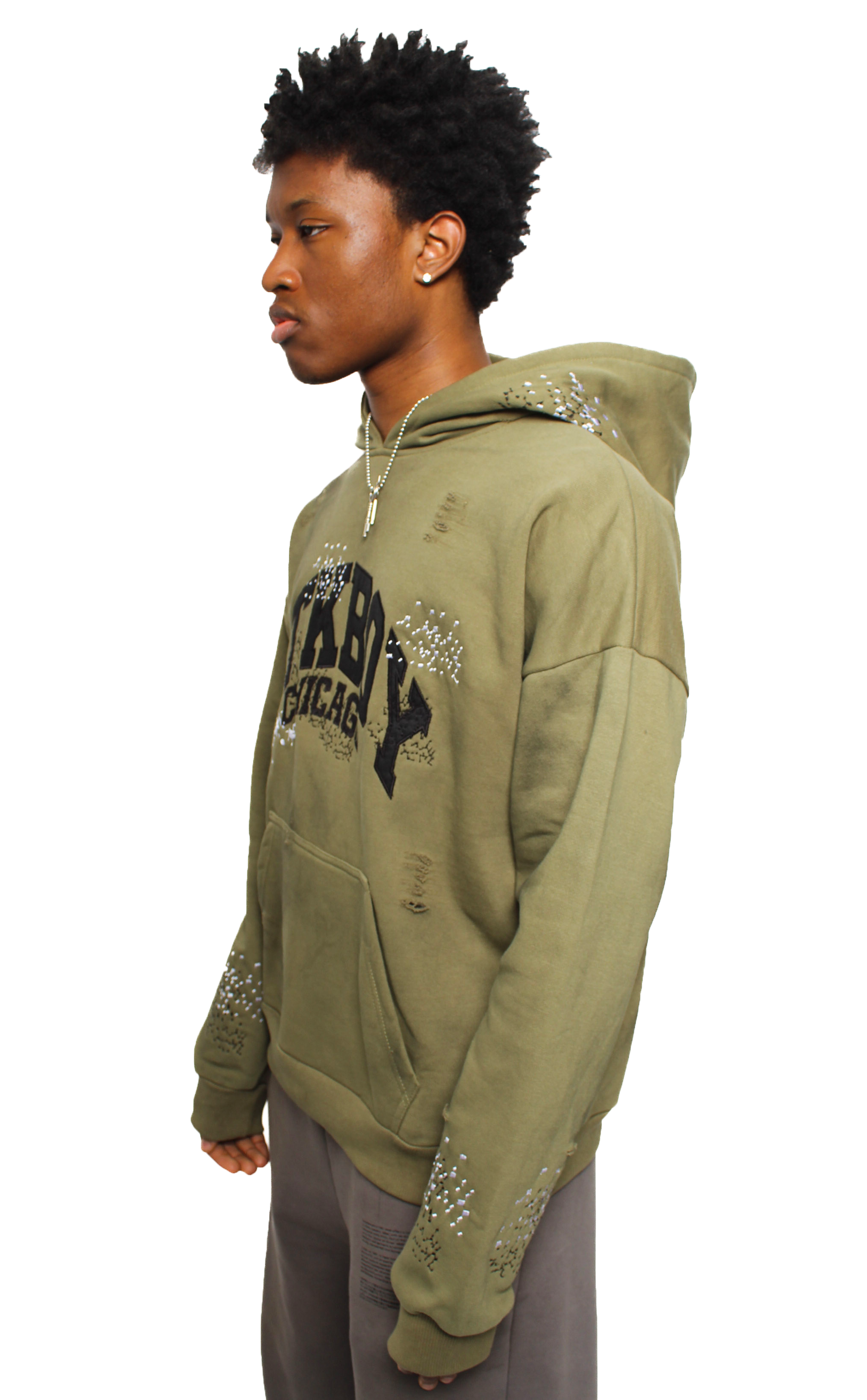 StockBoy Heavy Weight Olive Hoodie