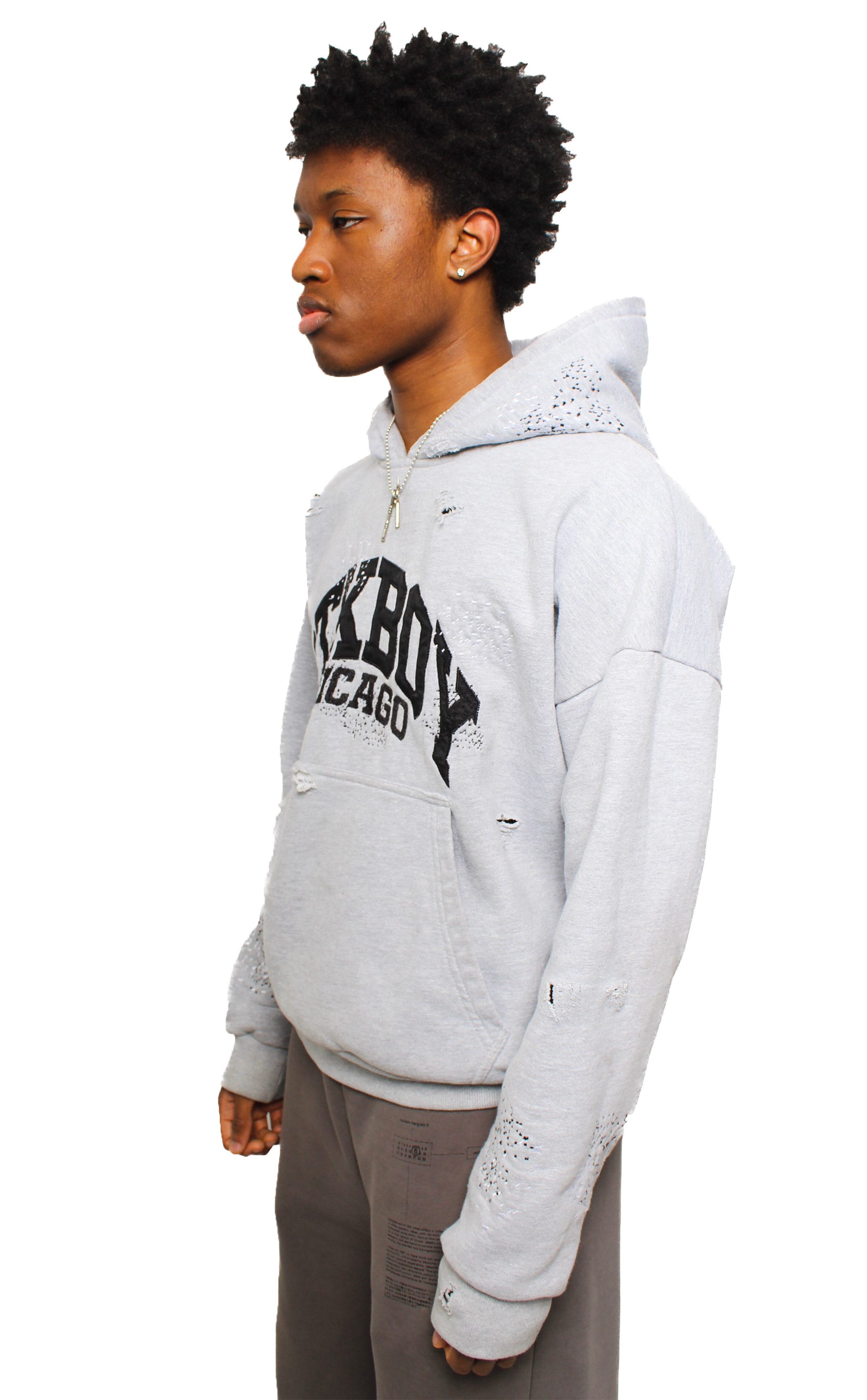 StockBoy Heavy Weight Grey Hoodie