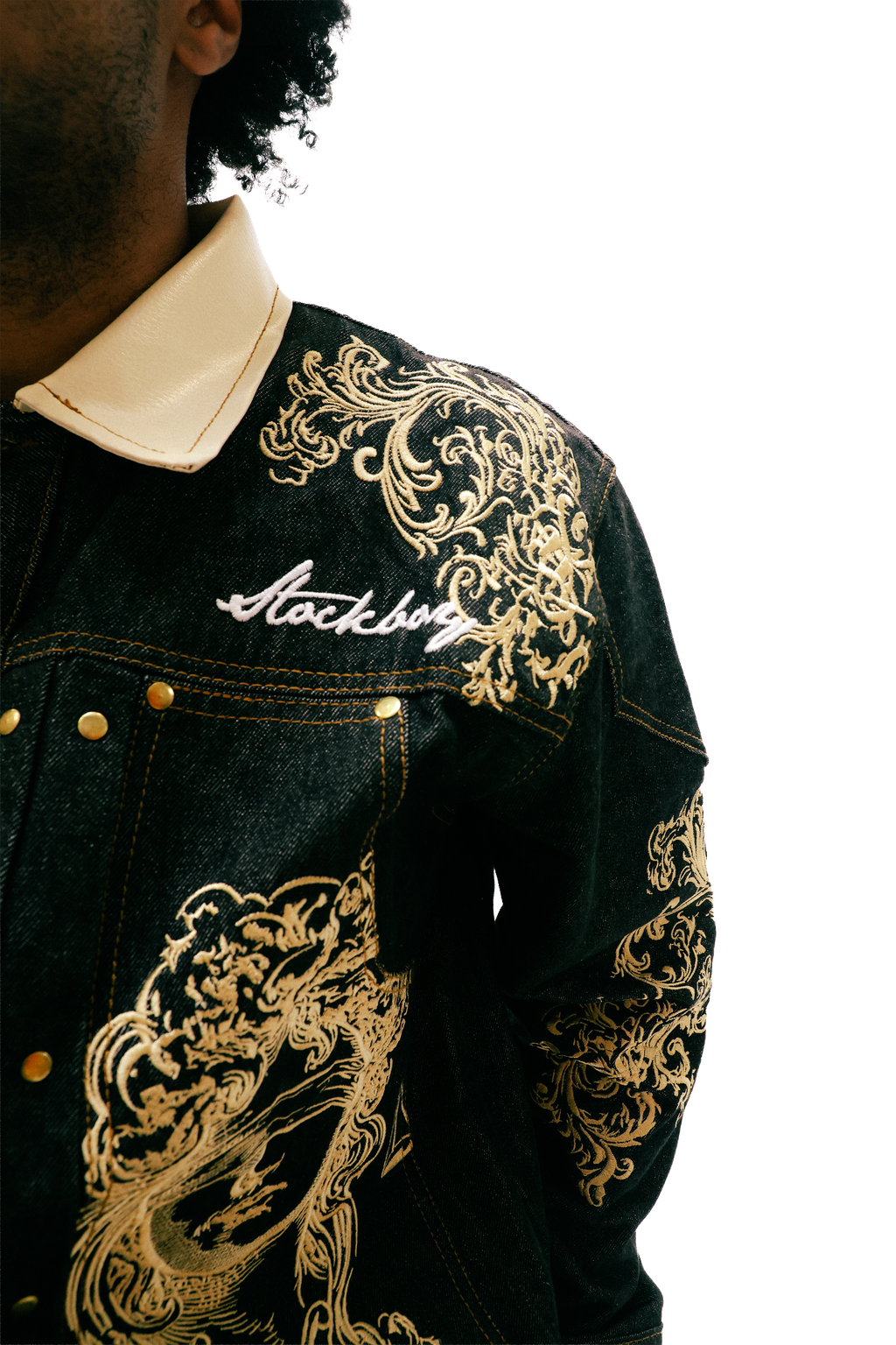 StockBoy Embroidered Denim Set