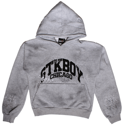 StockBoy Heavy Weight Grey Hoodie