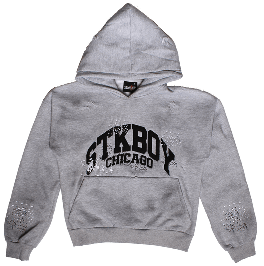 StockBoy Heavy Weight Grey Hoodie