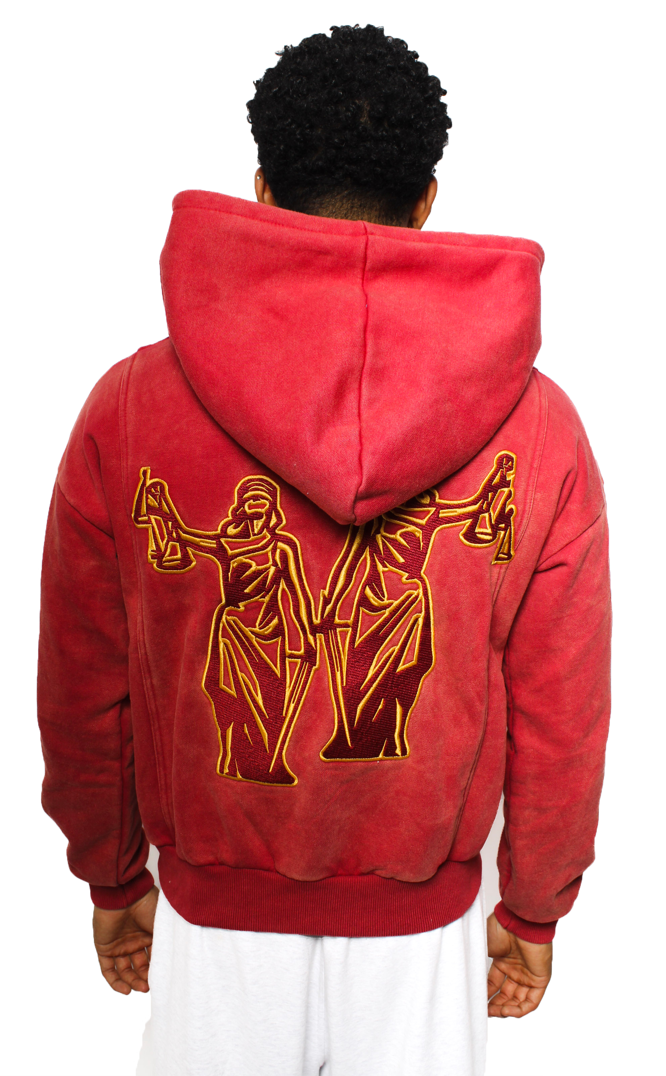 StockBoy Displaced Hoodie (Red)