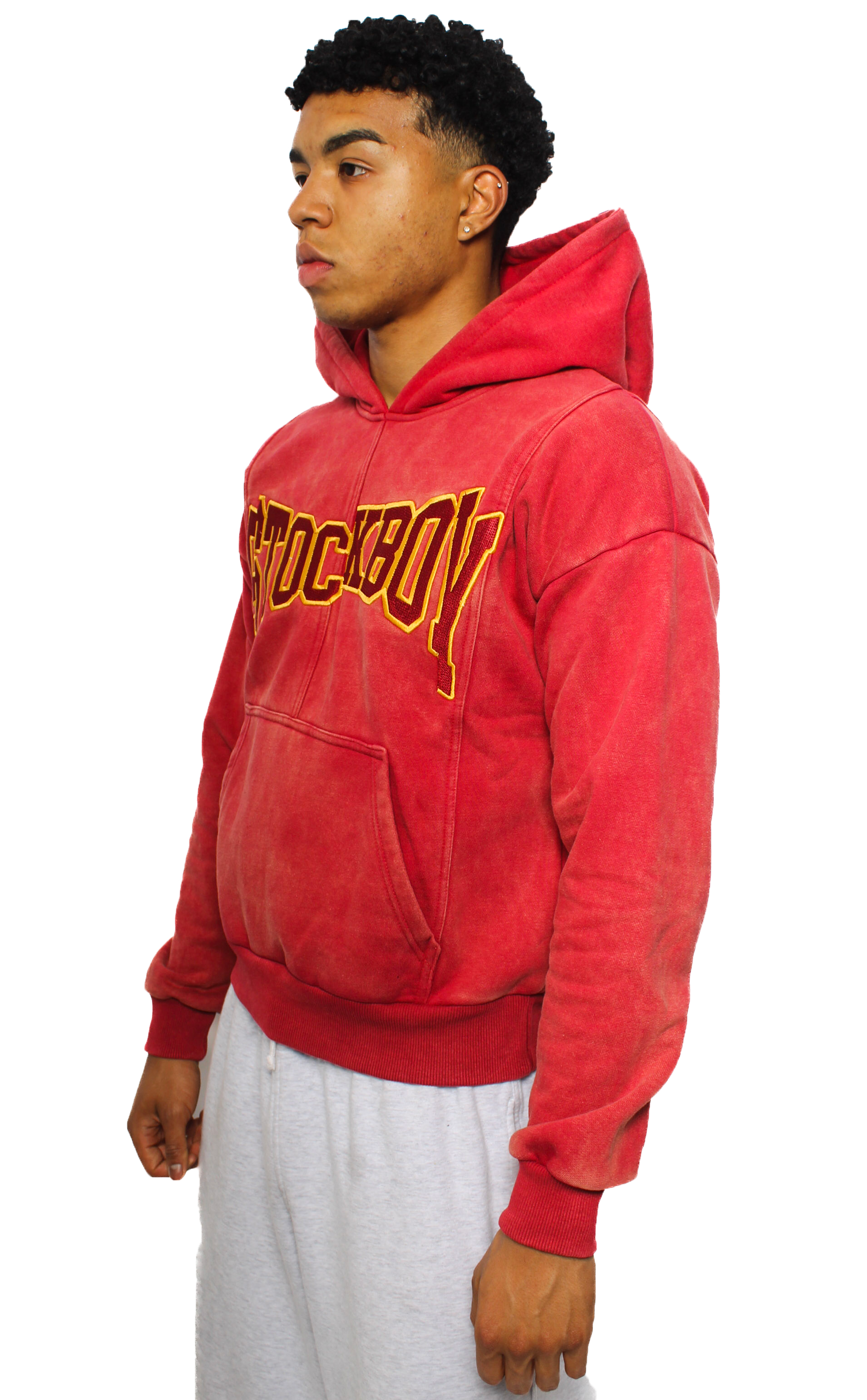 StockBoy Displaced Hoodie (Red)