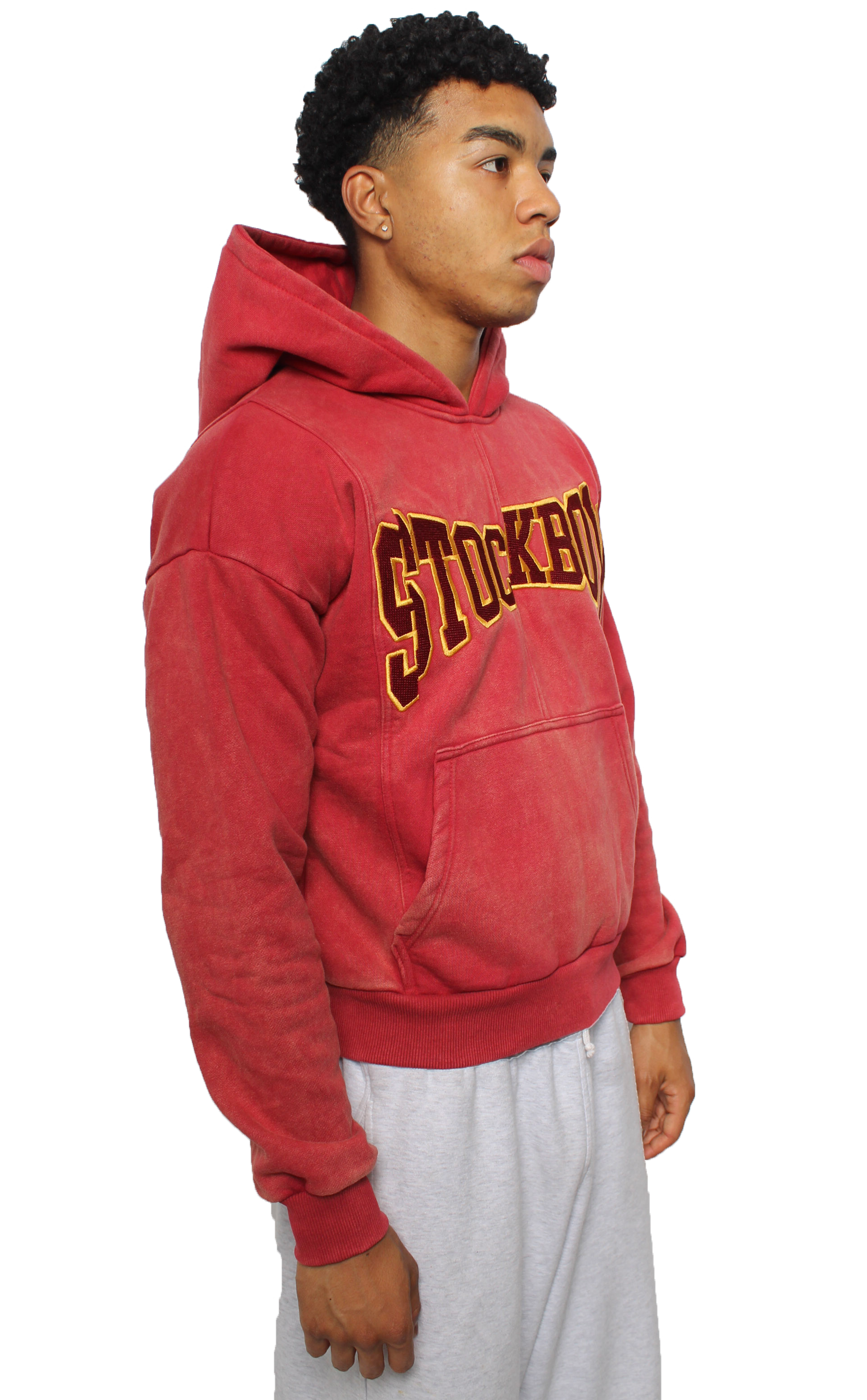 StockBoy Displaced Hoodie (Red)