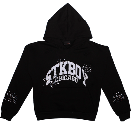 StockBoy Heavy Weight Black Hoodie