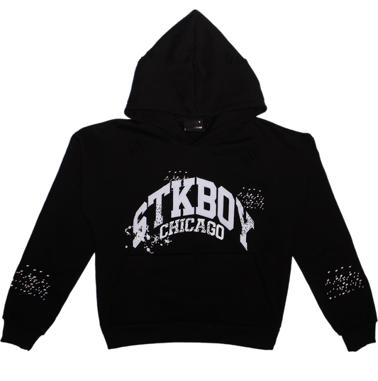 StockBoy Heavy Weight Black Hoodie