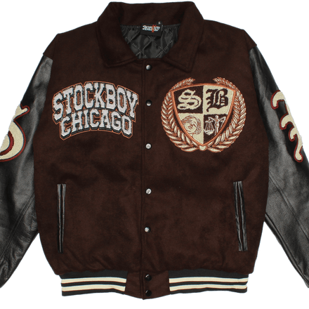 StockBoy Varsity Jacket (Brown/Black)