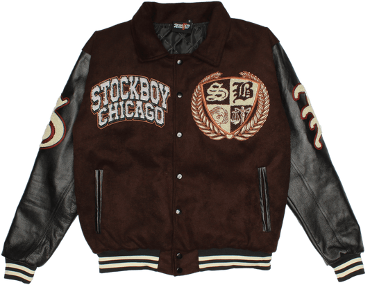 StockBoy Varsity Jacket (Brown/Black)