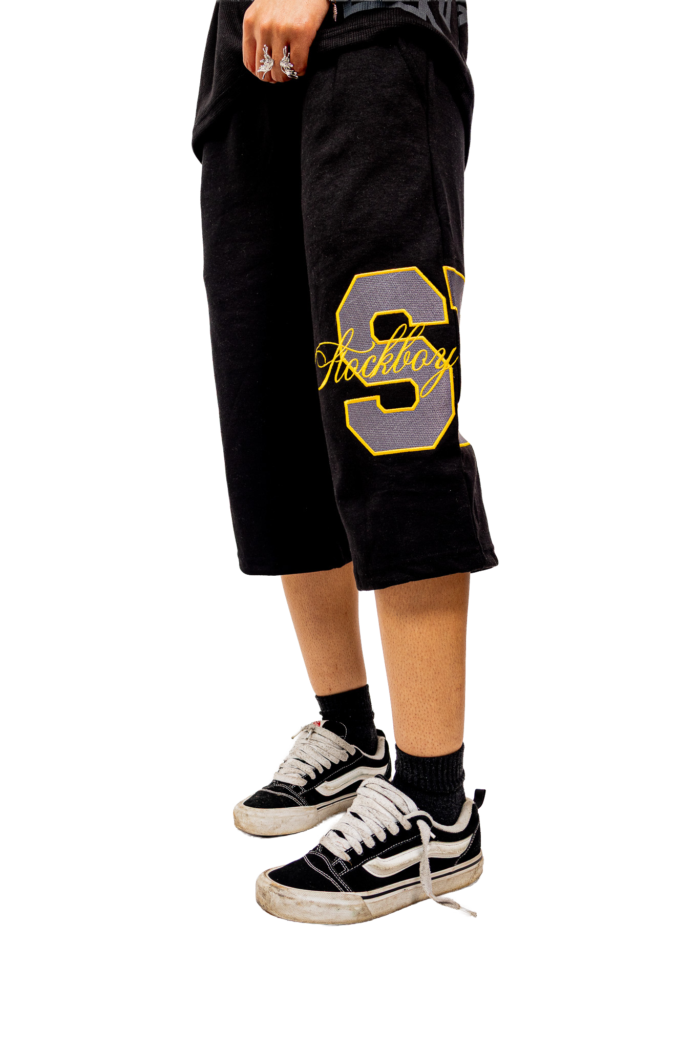 StockBoy Studios Sweatshorts (Black/Yellow) *Releasing June 27th*