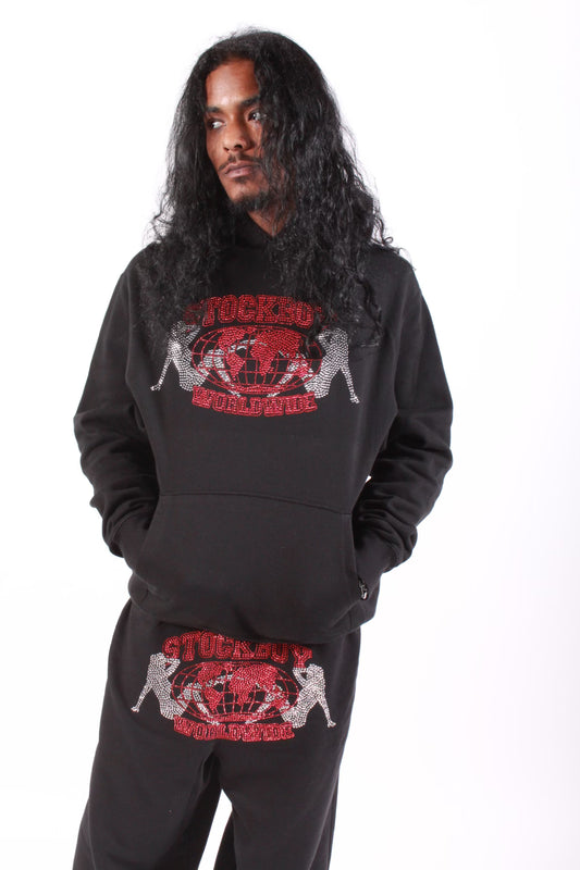 StockBoy World Wide RhineStone Heavy Weight Hoodie 50 USD