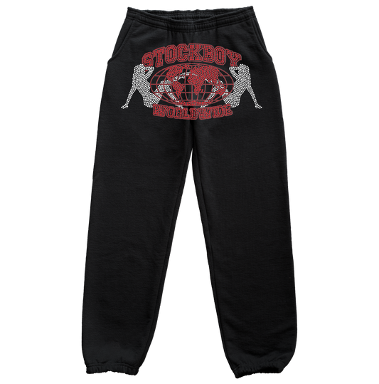 StockBoy WorldWide RhineStone Joggers 40 USD
