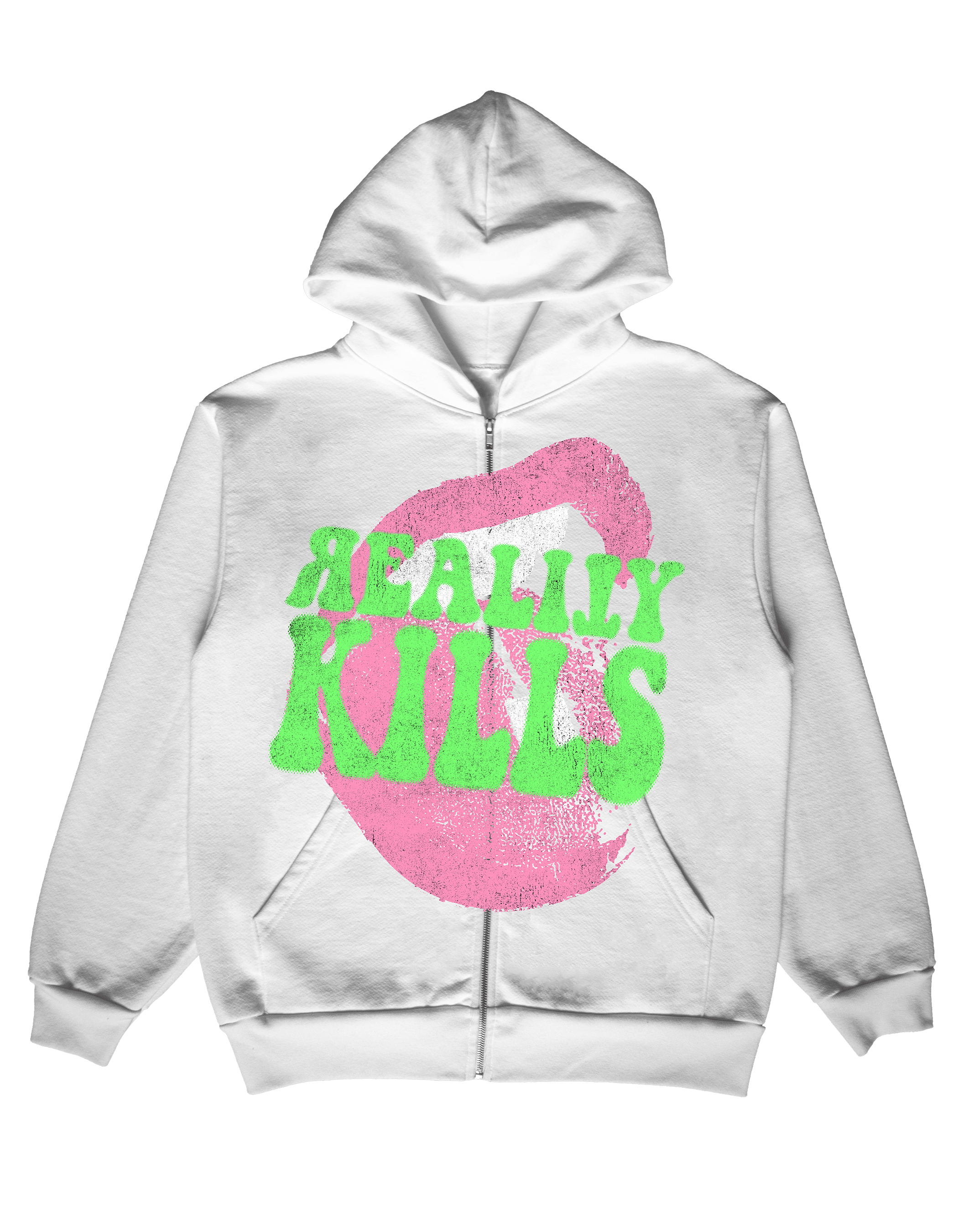 Reality Kills Zip-Up White (Sold Out)