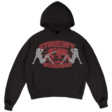 StockBoy World Wide RhineStone Heavy Weight Hoodie 50 USD